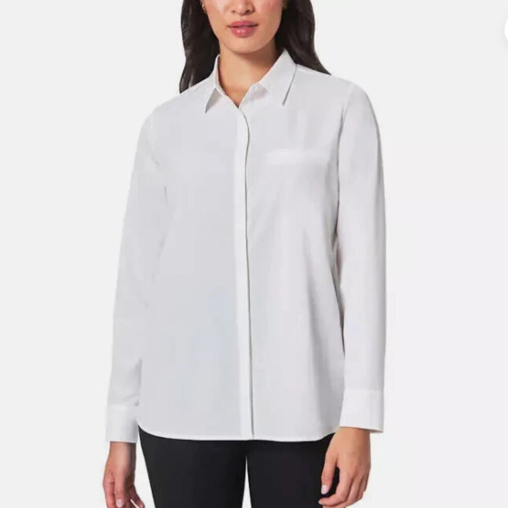 Modern Ambition Women's Delightfully Technical Travel Shirt Size Large Classic